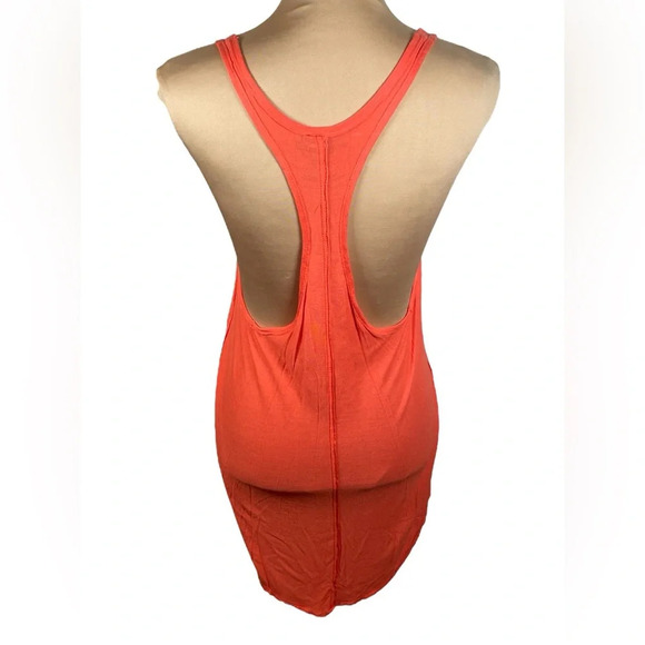 Free People Orange Tank Top Small - Picture 3 of 6